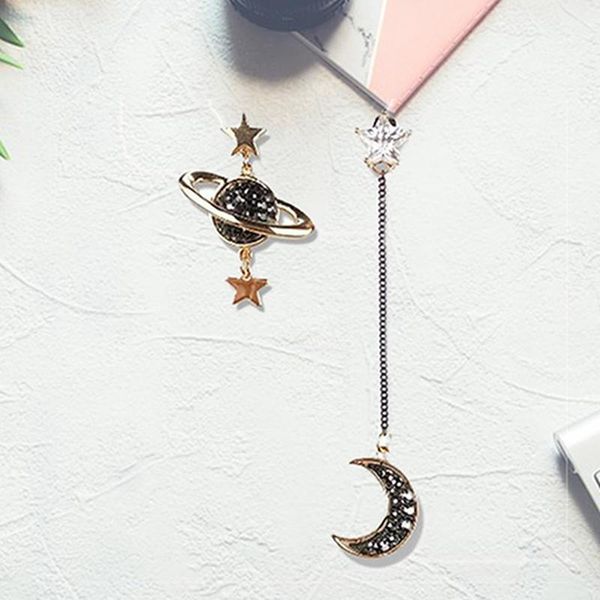 design asymmetric earrings for women trendy bijoux rhinestone moon star planet pendientes christmas gifts stud, Golden;silver
design asymmetric earrings for women trendy bijoux rhinestone moon star planet pendientes christmas gifts stud, Golden;silver