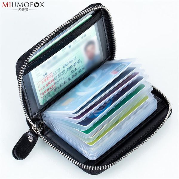 card holders 2021 rfid genuine leather women men id holder large capacity wallet purse business organizer, Brown;gray
card holders 2021 rfid genuine leather women men id holder large capacity wallet purse business organizer, Brown;gray