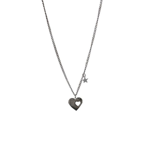 pendant necklaces potcet women's stainless steel hollow love star titanium necklace geometric fashion hip hop party jewelry, Silver
pendant necklaces potcet women's stainless steel hollow love star titanium necklace geometric fashion hip hop party jewelry, Silver