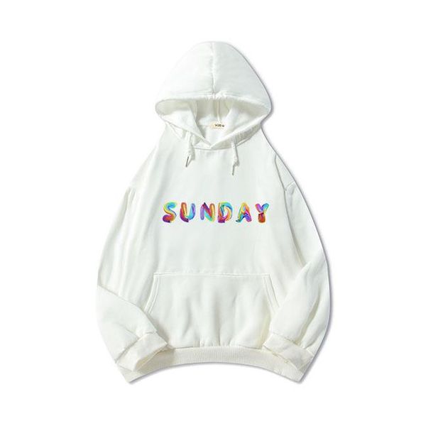 women's hoodies & sweatshirts sunday letter cotton streetwear warm harajuku women korean with pockets students pullover casual arrivals, Black
women's hoodies & sweatshirts sunday letter cotton streetwear warm harajuku women korean with pockets students pullover casual arrivals, Black
