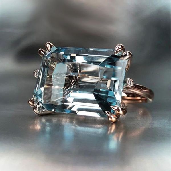 wedding rings luxury big spuare shape rhinestone fashion women blue zircon rose gold plated ring charm womne engagement jewelry, Slivery;golden
wedding rings luxury big spuare shape rhinestone fashion women blue zircon rose gold plated ring charm womne engagement jewelry, Slivery;golden