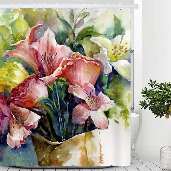 original designed artist designer water color flower painting art print bathroom shower curtain waterproof bathroom decor set
original designed artist designer water color flower painting art print bathroom shower curtain waterproof bathroom decor set