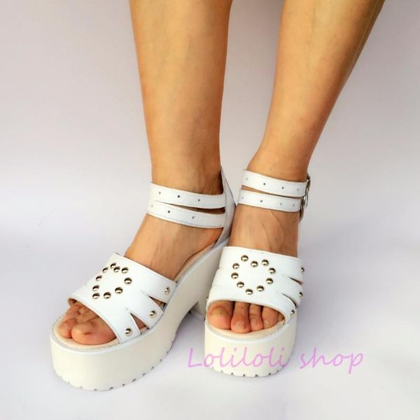 princess sweet lolita shoes loliloli yoyo japanese custom large-sizewhite genuine leather rivet buckle strap sandals an7532, Black
princess sweet lolita shoes loliloli yoyo japanese custom large-sizewhite genuine leather rivet buckle strap sandals an7532, Black