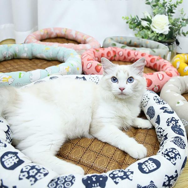 cat beds & furniture summer bed round cool soft ice cushion pad dog sleeping mats pet kennel for small large dogs cats cold silk
cat beds & furniture summer bed round cool soft ice cushion pad dog sleeping mats pet kennel for small large dogs cats cold silk