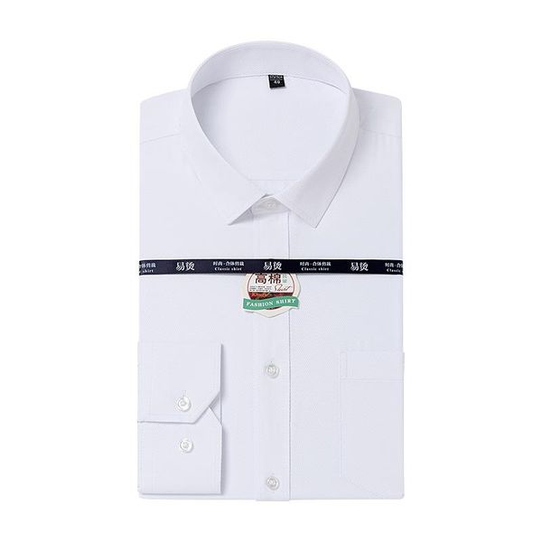 men's dress shirts long sleeve shirt business work casual formal slim white camisa masculina coton, White;black
men's dress shirts long sleeve shirt business work casual formal slim white camisa masculina coton, White;black