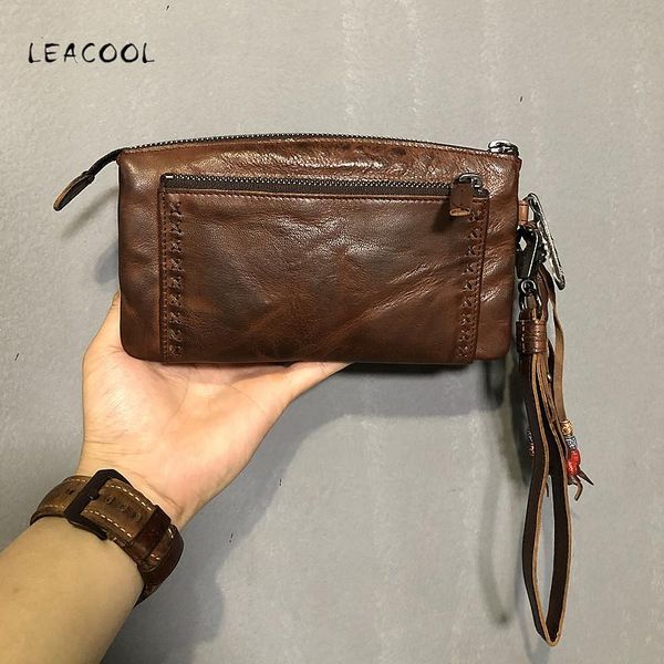 wallets leacool genuine leather women vintage clutch wallet men designer big capacity long coin purse for phone bag ladies card holder, Red;black
wallets leacool genuine leather women vintage clutch wallet men designer big capacity long coin purse for phone bag ladies card holder, Red;black