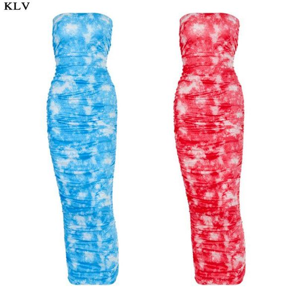 women summer strapless tube bodycon maxi long dress tie-dye ruched backless empire waist beach party clubwear casual dresses, Black;gray
women summer strapless tube bodycon maxi long dress tie-dye ruched backless empire waist beach party clubwear casual dresses, Black;gray