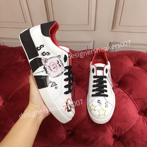 new arrival dress shoes white black red fashion mens women leather breathable open low sports sneakers hc191011223l
new arrival dress shoes white black red fashion mens women leather breathable open low sports sneakers hc191011223l