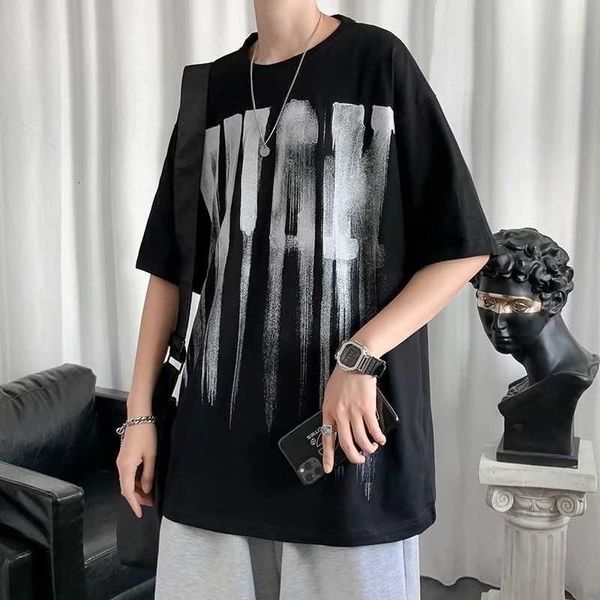 men's t-shirts summer cotton graffiti t-shirt fashion casual tshirt streetwear korean loose hip-hop short-sleeved t shirt owx, White;black
men's t-shirts summer cotton graffiti t-shirt fashion casual tshirt streetwear korean loose hip-hop short-sleeved t shirt owx, White;black