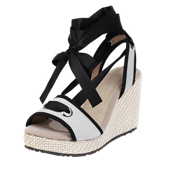 dress shoes women bohemian canvas lace-up sandals thick-soled ethnic style wedge 2021 with rhinestone toe women's shoes#316, Black
dress shoes women bohemian canvas lace-up sandals thick-soled ethnic style wedge 2021 with rhinestone toe women's shoes#316, Black