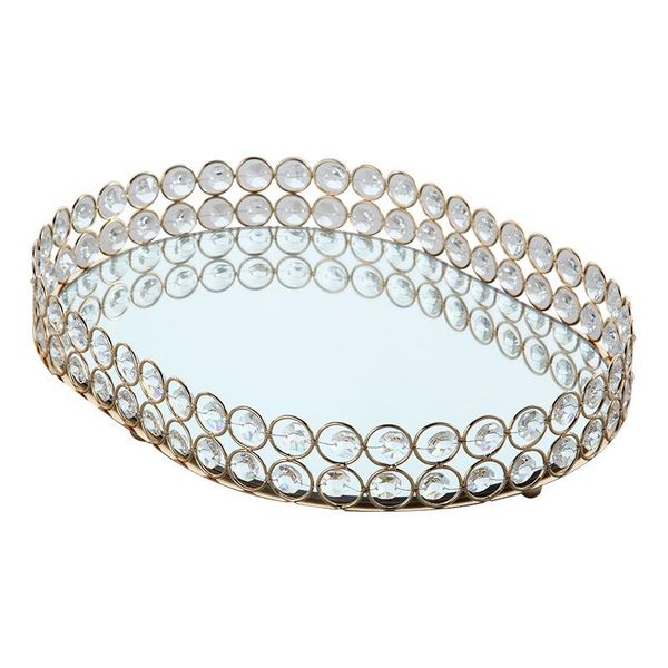 jewelry pouches, bags 12 inch crystal vanity makeup tray gold ornate trinket decorative home decor for dresser/bathroom, Pink;blue
jewelry pouches, bags 12 inch crystal vanity makeup tray gold ornate trinket decorative home decor for dresser/bathroom, Pink;blue