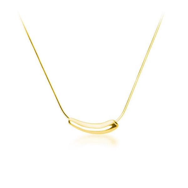 pendant necklaces fanyang stainless steel small eggplant bend tube necklace for women round snake bone chains 2021 trend unfade jewelry, Silver
pendant necklaces fanyang stainless steel small eggplant bend tube necklace for women round snake bone chains 2021 trend unfade jewelry, Silver