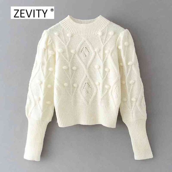 zevity new women fashion solid color ball appliques knitting sweater ladies long sleeve casual sweaters chic pullovers s309, White;black
zevity new women fashion solid color ball appliques knitting sweater ladies long sleeve casual sweaters chic pullovers s309, White;black