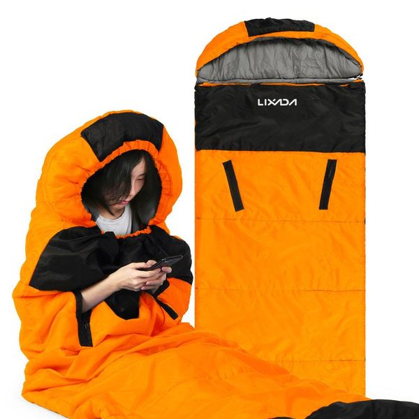 lixada envelope sleeping bag with zippered holes for arms and feet outdoor camping hiking backpacking traveling bags
lixada envelope sleeping bag with zippered holes for arms and feet outdoor camping hiking backpacking traveling bags