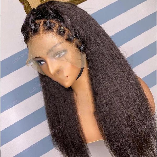 lace wigs kinky straight 100%human hair 13x6 front for women 360 frontal silk base preplucked brazilian remy, Black;brown
lace wigs kinky straight 100%human hair 13x6 front for women 360 frontal silk base preplucked brazilian remy, Black;brown