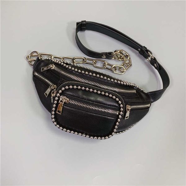 king waist bag 2021 fashion rivet ashigo same women's chest aw menger leather
king waist bag 2021 fashion rivet ashigo same women's chest aw menger leather