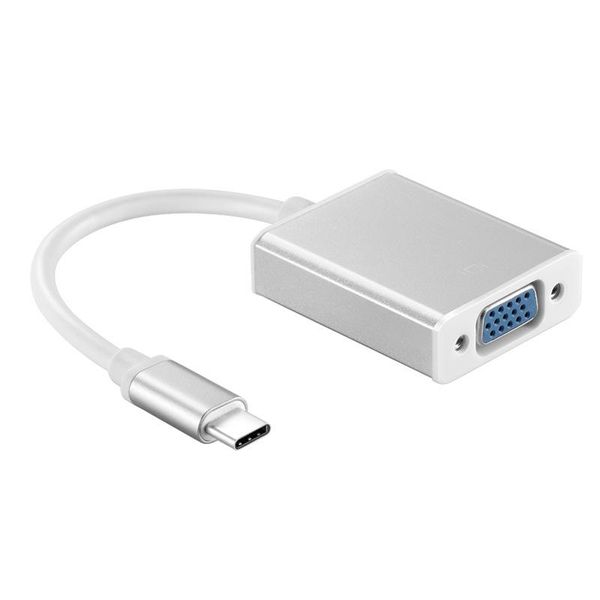 video cables & connectors usb c 3.1 type to vga monitor projector cable converter adapter hd silver
video cables & connectors usb c 3.1 type to vga monitor projector cable converter adapter hd silver