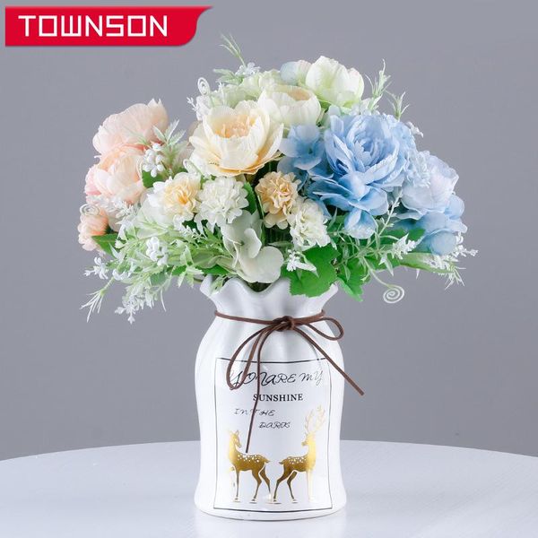 decorative flowers & wreaths 6 head hydrangea artificial flower holding peony fake for home wedding decoration party decorations
decorative flowers & wreaths 6 head hydrangea artificial flower holding peony fake for home wedding decoration party decorations