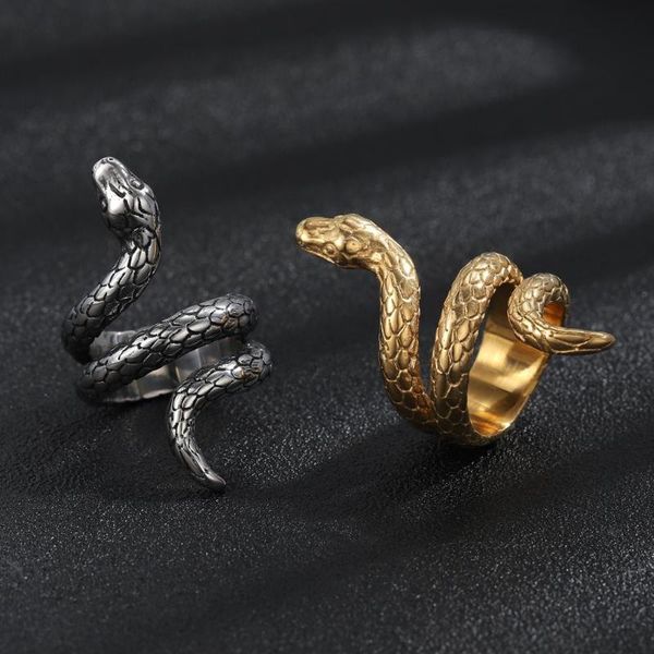 cluster rings retro punk snake exaggerated spirit ring fashion personality opening adjustable for men rock vintage animal jewelry, Golden;silver
cluster rings retro punk snake exaggerated spirit ring fashion personality opening adjustable for men rock vintage animal jewelry, Golden;silver