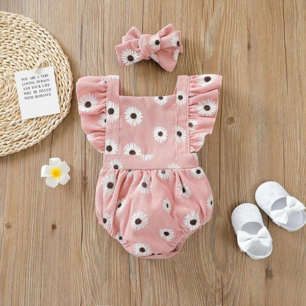 rompers born infant baby girls bodysuit backless ruffled floral daisy ribbed bodysuits summer jumpsuit headband clothes 0-24 months, Blue
rompers born infant baby girls bodysuit backless ruffled floral daisy ribbed bodysuits summer jumpsuit headband clothes 0-24 months, Blue