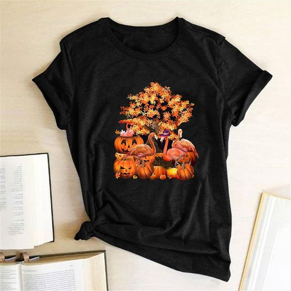 flamingos pumpkins print halloween women summer aesthetic clothes harajuku for teens short sleeve streetwear femme, White
flamingos pumpkins print halloween women summer aesthetic clothes harajuku for teens short sleeve streetwear femme, White