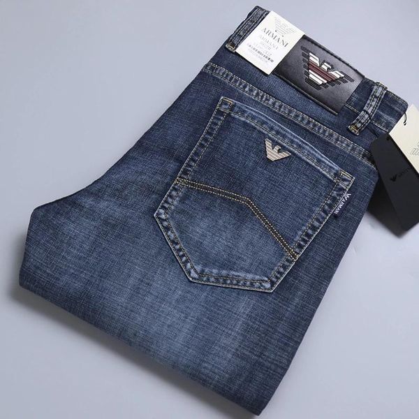 men's cotton elastic slim jeans, business pants, classic style, denim, spring collection jeans, Blue
men's cotton elastic slim jeans, business pants, classic style, denim, spring collection jeans, Blue