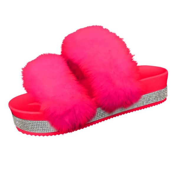 women's ladies fashion casual platforms crystal slippers slip on shoes soft plush non-slip indoor solid color a50, Black
women's ladies fashion casual platforms crystal slippers slip on shoes soft plush non-slip indoor solid color a50, Black