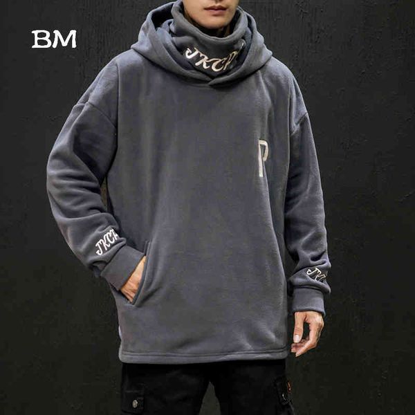 men's hoodies & sweatshirts winter streetwear fashions flocking high collar korean style brushed clothes men hip hop harajuku u1wd, Black
men's hoodies & sweatshirts winter streetwear fashions flocking high collar korean style brushed clothes men hip hop harajuku u1wd, Black