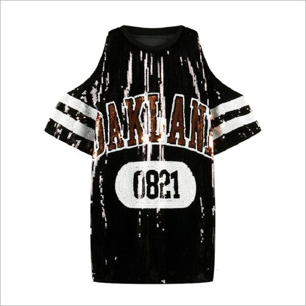tee chic spring summer women sequined long t-shirt hip girl cutout bling mini dress european style, White
tee chic spring summer women sequined long t-shirt hip girl cutout bling mini dress european style, White