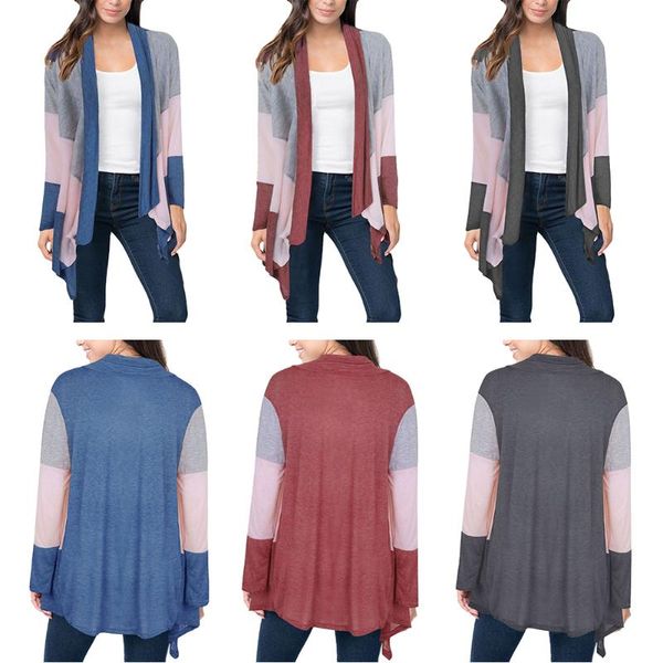 women's sweaters women sweater stitching jacket long coat cardigans spring winter autumn casual warm asymmetrical outwear #109, White;black
women's sweaters women sweater stitching jacket long coat cardigans spring winter autumn casual warm asymmetrical outwear #109, White;black