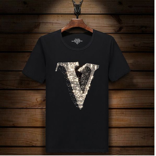 2021 stylish t-shirts for man and women rhinestones print clothing couple tshirt high-quality casual slim fit o-neck size m-5xl - white/bla, White;black
2021 stylish t-shirts for man and women rhinestones print clothing couple tshirt high-quality casual slim fit o-neck size m-5xl - white/bla, White;black
