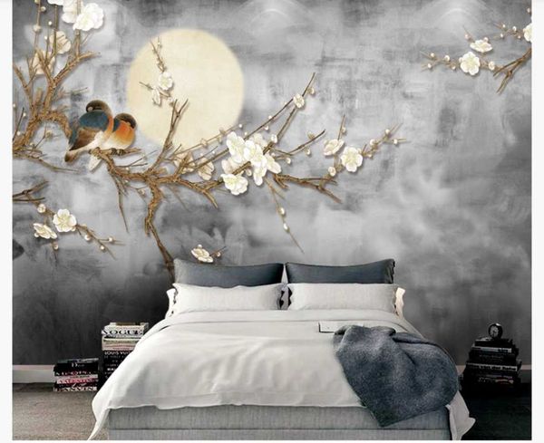custom po wallpaper mural chinese style brushwork flowers and birds background wall painting wallpapers
custom po wallpaper mural chinese style brushwork flowers and birds background wall painting wallpapers