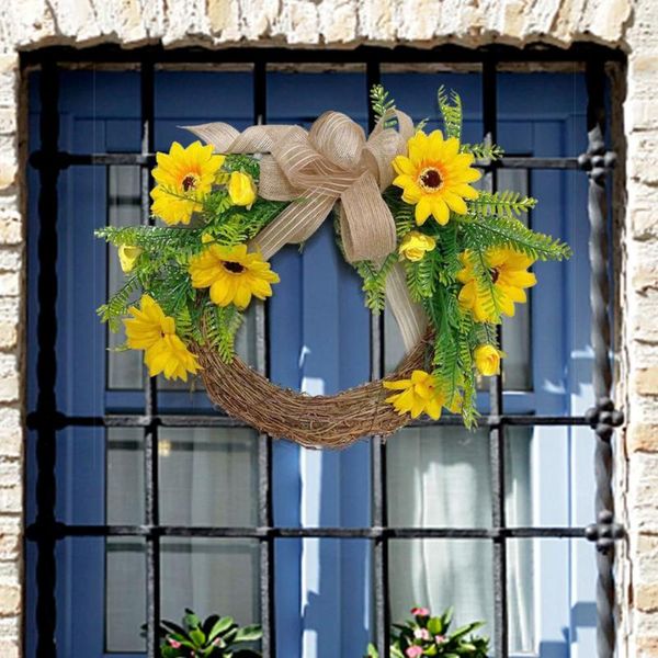 decorative flowers & wreaths large artificial sunflower wreath summer autumn rattan thanksgiving day door hanging home halloween decoration
decorative flowers & wreaths large artificial sunflower wreath summer autumn rattan thanksgiving day door hanging home halloween decoration