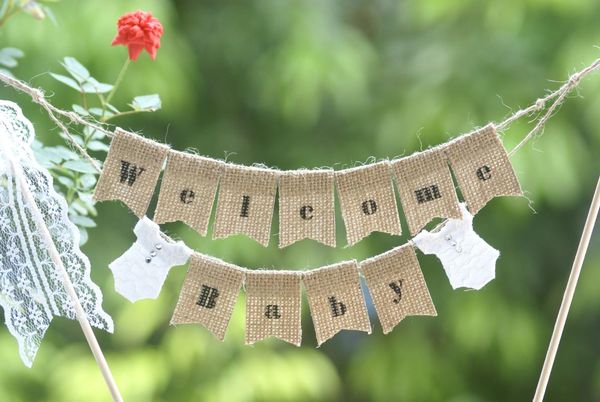 other festive & party supplies baby welcome shower cake er , boy or girl burlap bunting ,baby birthday decoration
other festive & party supplies baby welcome shower cake er , boy or girl burlap bunting ,baby birthday decoration