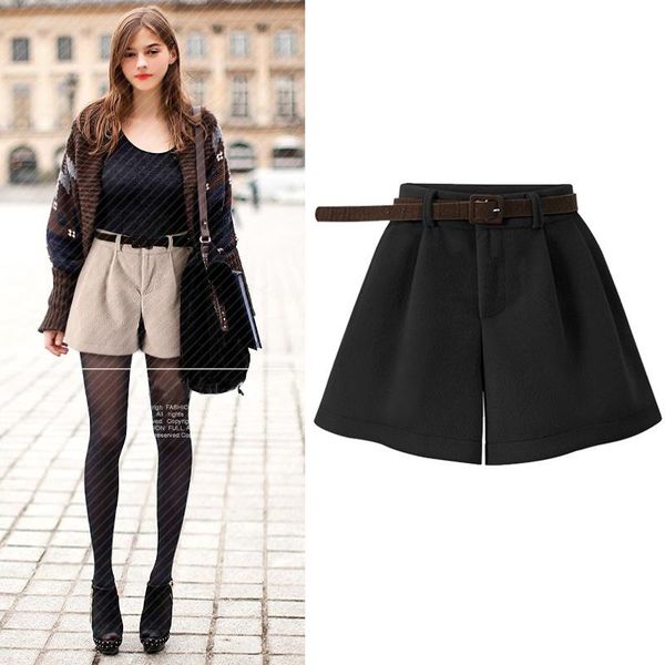 women's shorts -5xl plus size casual women 2021 autumn winter fashion high waist loose wide leg thickening female a-line, White;black
women's shorts -5xl plus size casual women 2021 autumn winter fashion high waist loose wide leg thickening female a-line, White;black