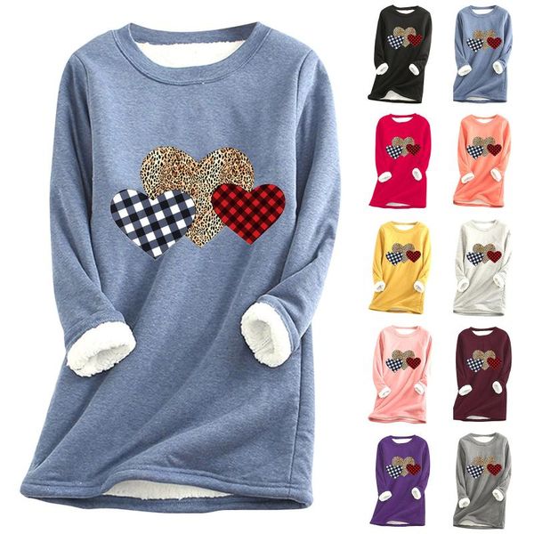 women autumn winter sweatshirts thick fleece printing sweatshirt o-neck warm underwear loose pullover sweatshirts d4, Black
women autumn winter sweatshirts thick fleece printing sweatshirt o-neck warm underwear loose pullover sweatshirts d4, Black