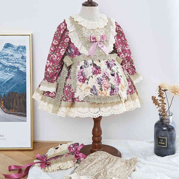 spring baby girls long sleeve printing dresses kids girl princess clothing party + hair band apron 210429, Blue
spring baby girls long sleeve printing dresses kids girl princess clothing party + hair band apron 210429, Blue