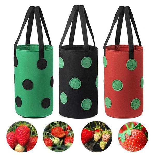 planters & pots durable reusable planting growing bags garden seedling bag strawberry grow hanging breathable planter
planters & pots durable reusable planting growing bags garden seedling bag strawberry grow hanging breathable planter