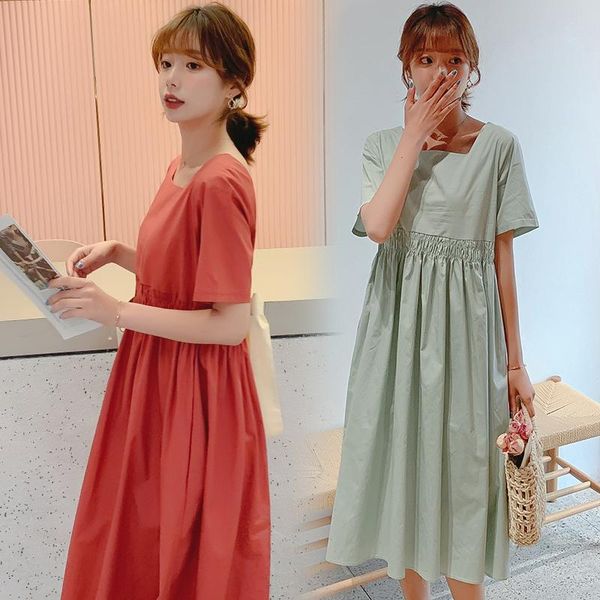 maternity dresses summer casual cotton dress large size loose clothes for pregnant women ties waist pregnancy clothing factory, White
maternity dresses summer casual cotton dress large size loose clothes for pregnant women ties waist pregnancy clothing factory, White