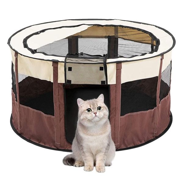 outdoors dog cat house for small dogs breathable portable tent foldable round pet playpen kennels & pens
outdoors dog cat house for small dogs breathable portable tent foldable round pet playpen kennels & pens