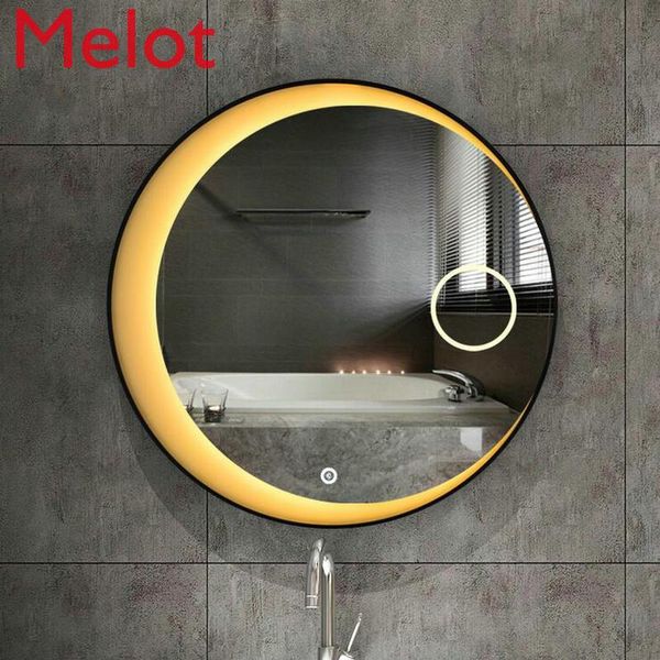mirrors 60cm 23.62" led lights moon mirror high quanlity reflection silver with black steel frame round bathroom
mirrors 60cm 23.62" led lights moon mirror high quanlity reflection silver with black steel frame round bathroom