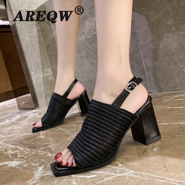 fish mouth fashion sandals women 2021 summer thick and high heels women's shoes with back space dress, Black
fish mouth fashion sandals women 2021 summer thick and high heels women's shoes with back space dress, Black
