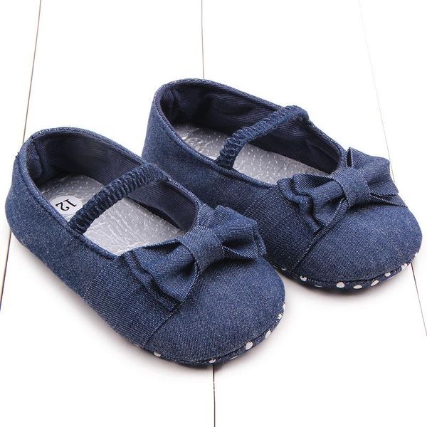 first walkers the bowknot denim cowboy blue baby shoes solid color elastic soft bottom low single born lovely girl
first walkers the bowknot denim cowboy blue baby shoes solid color elastic soft bottom low single born lovely girl