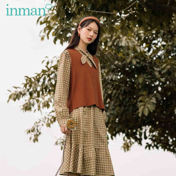 dress spring autumn vintage plaid dress rabbit ear vest two piece woman suit ifhc, Black;gray
dress spring autumn vintage plaid dress rabbit ear vest two piece woman suit ifhc, Black;gray