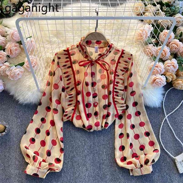 spring chiffon blouse fashion long sleeve women stand collar polka dot ol shirt casual blusas chemise femme 210601, White
spring chiffon blouse fashion long sleeve women stand collar polka dot ol shirt casual blusas chemise femme 210601, White