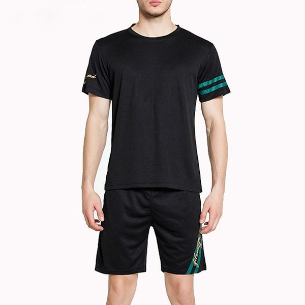 men's tracksuits zomer pak mannen mode sets fitness sneldrogende korte mouwen shorts trainingspak o-hals effen sportkleding twee stuk, Gray
men's tracksuits zomer pak mannen mode sets fitness sneldrogende korte mouwen shorts trainingspak o-hals effen sportkleding twee stuk, Gray