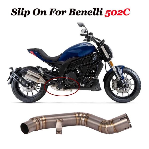 motorcycle exhaust system titanium alloy slip on for benelli 502c muffler contact middle link stainless steel pipe connect escape moto
motorcycle exhaust system titanium alloy slip on for benelli 502c muffler contact middle link stainless steel pipe connect escape moto