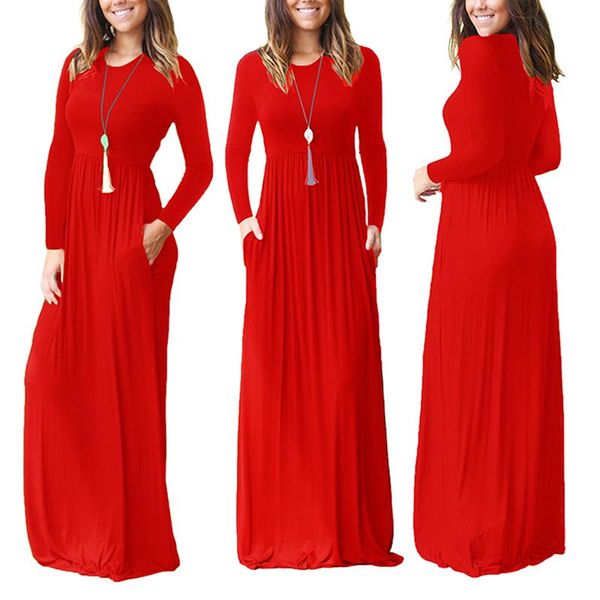 maternity dresses autumn long sleeve maxi bottom dress for pregnant women clothes o-neck solid pregnancy vestidos gravida clothing, White
maternity dresses autumn long sleeve maxi bottom dress for pregnant women clothes o-neck solid pregnancy vestidos gravida clothing, White