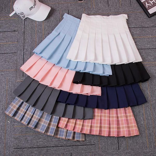 a word mini pleated women skirt high waist large plus sizes female xs 3xl 7 colors solid color, Black
a word mini pleated women skirt high waist large plus sizes female xs 3xl 7 colors solid color, Black
