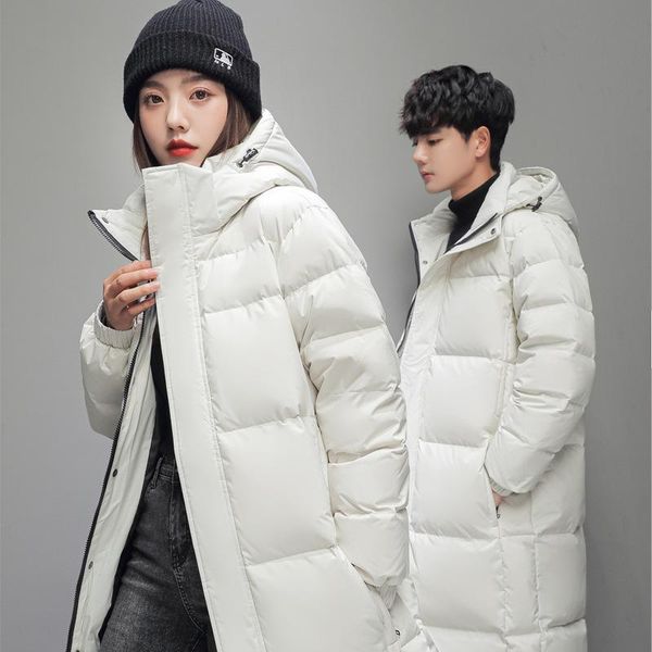 women's trench coats winter white duck down jacket coat for boy long modern casual padded loose temperament couple outfit korean doudou, Tan;black
women's trench coats winter white duck down jacket coat for boy long modern casual padded loose temperament couple outfit korean doudou, Tan;black